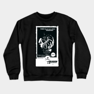 Larve VHS B&W image Crewneck Sweatshirt